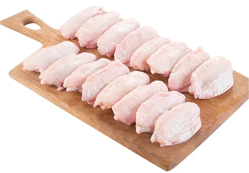 Frozen chicken parts for commercial food supply
